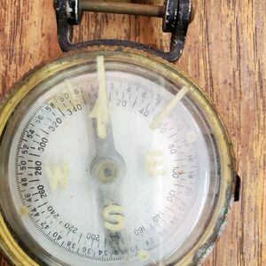 Vintage Kiffe Japan Lensatic Engineer’s Compass Military Style Collectible